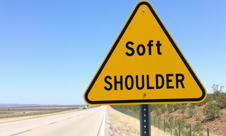 what does the soft shoulder sign mean