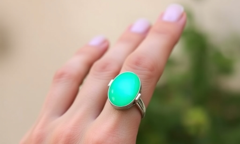 what does the green color mean on a mood ring