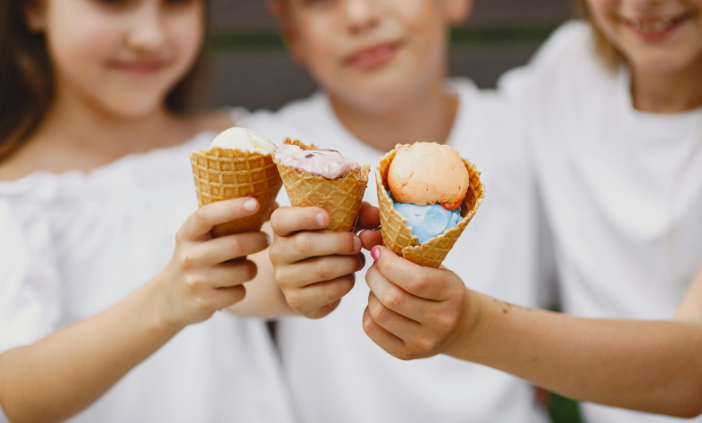 gold medal ribbon ice cream​