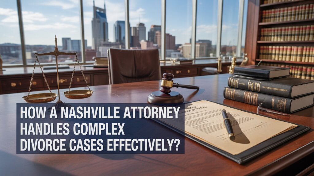 How a Nashville Attorney Handles Complex Divorce Cases Effectively?